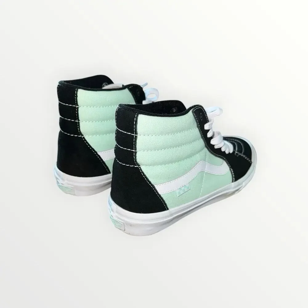 Vans Skate Sk8-Hi Mint Black Men’s 11.5 PopCush DURACAP VN0A5FCCM2T